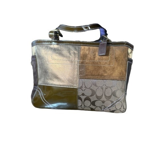 COACH # HO5J-8F69 Patchwork Tote - Picture 4 of 17